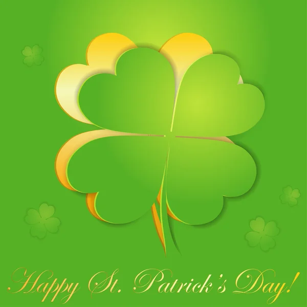 St. Patrick's Day sticker — Stock Vector