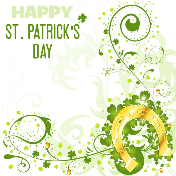 Cadre de jour de St. Patrick — Image vectorielle