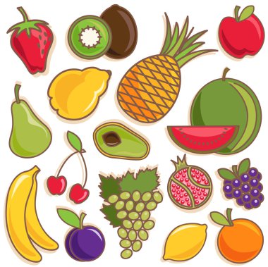 Fruit vector set