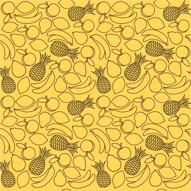 Fruit pattern clipart