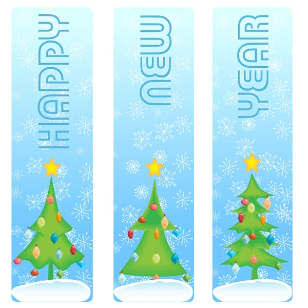 Bannière Nouvel An — Image vectorielle