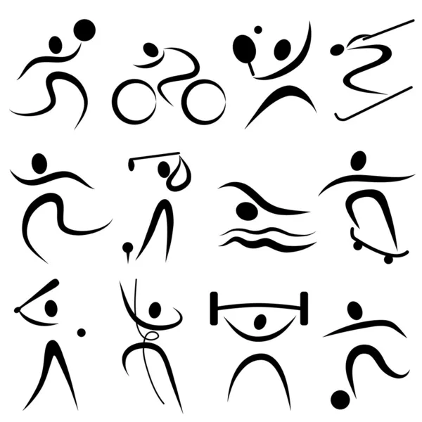 Спортивные символы — стоковый вектор
