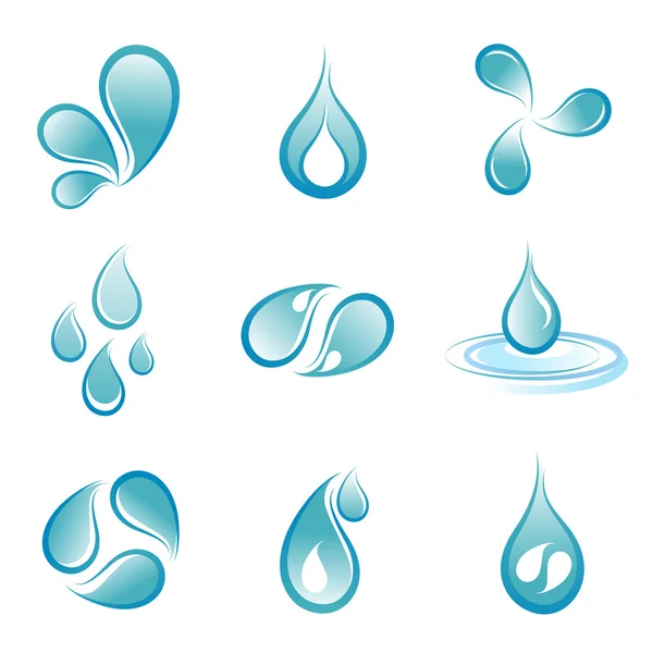 水のシンボル — ストックベクタ