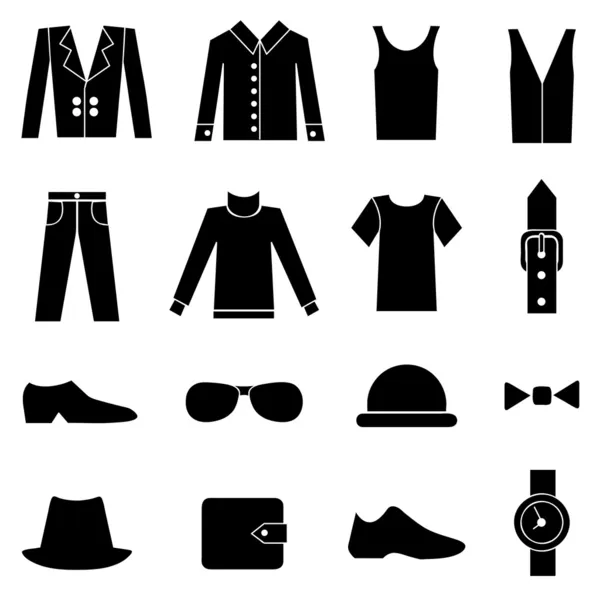 Homme mode et vêtements — Image vectorielle