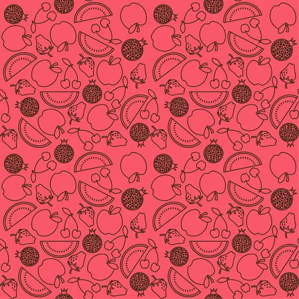 stock vector Fruit pattern