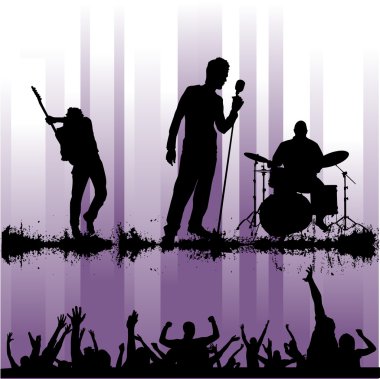 Rock concert clipart