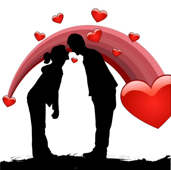 Αγάπη ζευγαριού — Διανυσματικό Αρχείο