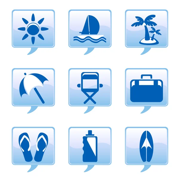 Holiday icons — Stock Vector