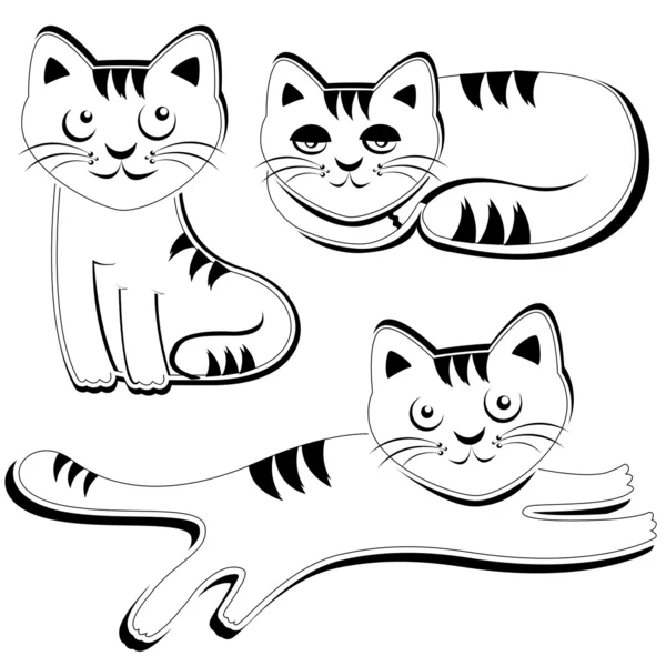 Katter som — Stock vektor