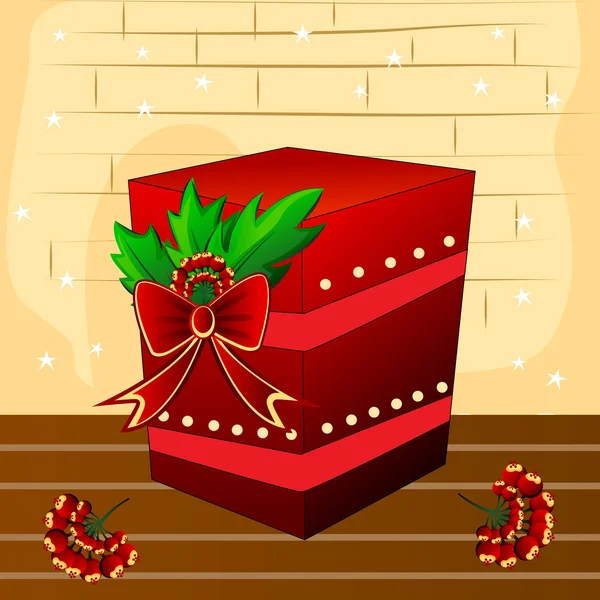 Karácsonyi ajándék — Stock Vector