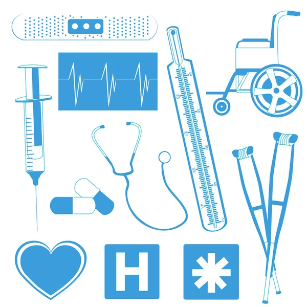 Medical icons — Stock Vector