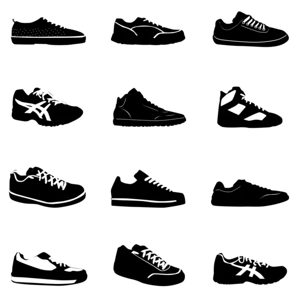 Ashion scarpe sportive — Vettoriale Stock