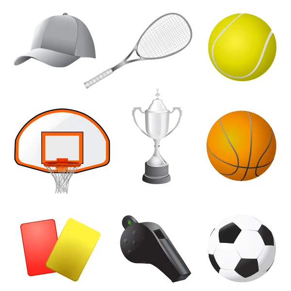 Sport items — Stock Vector