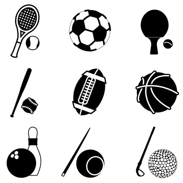 Sport pictogrammen — Stockvector