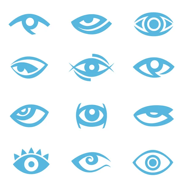 Simbolo occhio — Vettoriale Stock