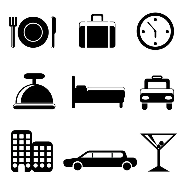 Travel service icons — Stock Vector