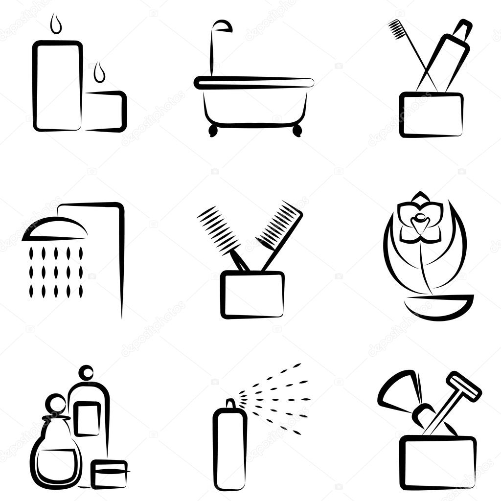 Bathroom icons