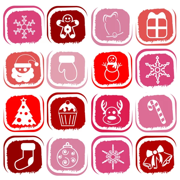 Vánoční ikony — Stockový vektor
