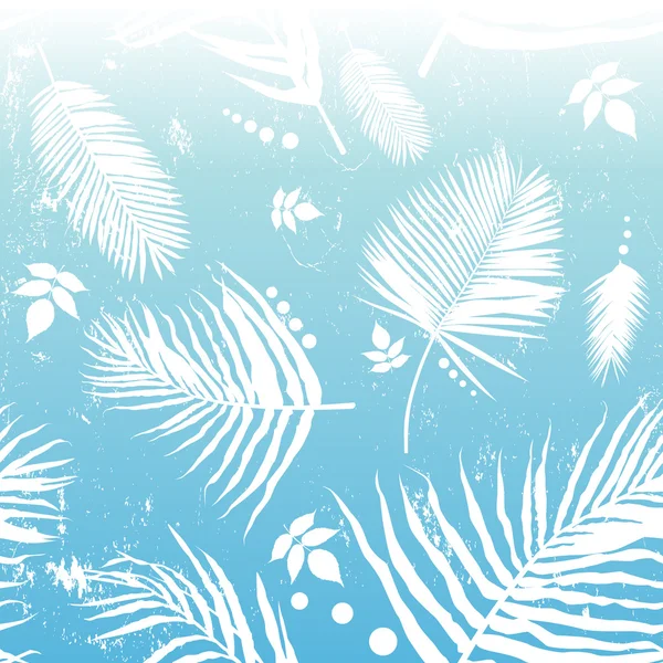 Fond de feuille de palmier — Image vectorielle