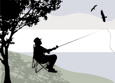 Free Free 314 Man Holding Fishing Pole Svg SVG PNG EPS DXF File
