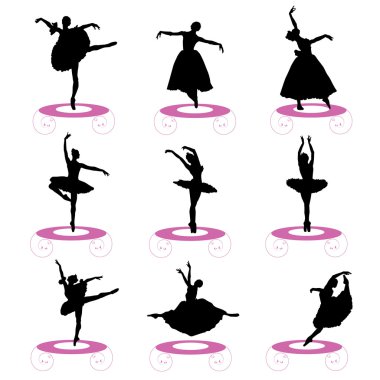 Ballet silhouette clipart
