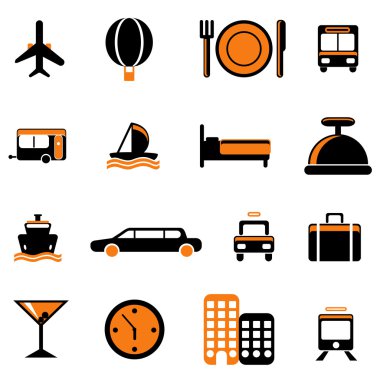 Travel service icon clipart