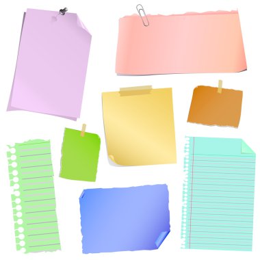 Note paper clipart