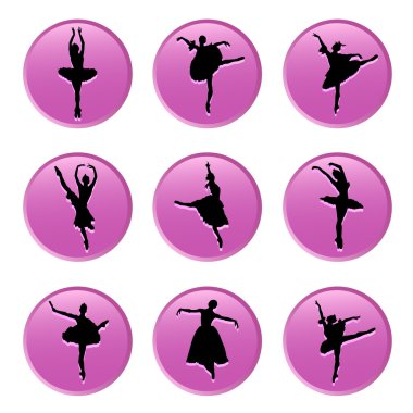 Ballerina set clipart