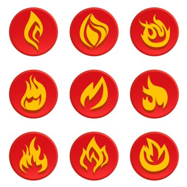 Fire icon clipart