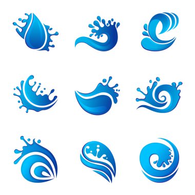 Water symbol clipart
