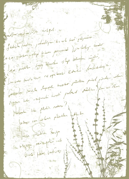 Grunge 的信 — 图库矢量图片