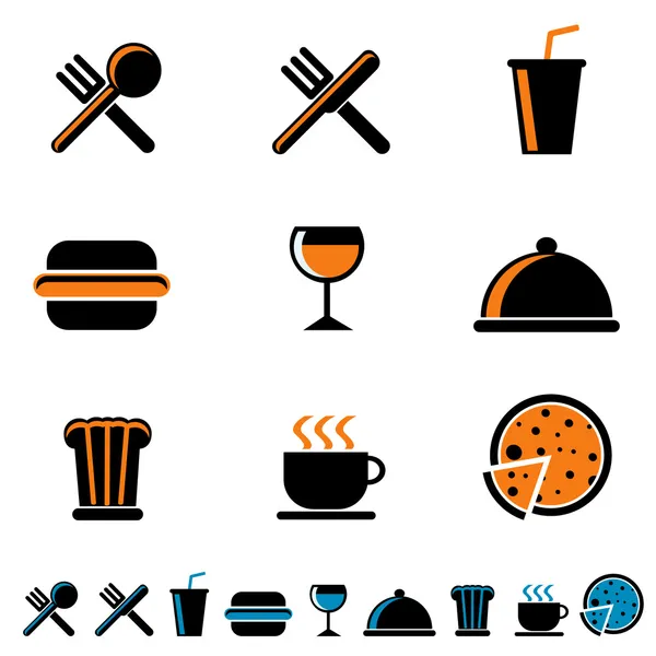 Icono de bebida alimentaria — Archivo Imágenes Vectoriales