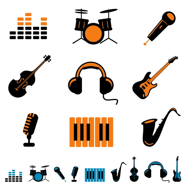 Ícone de música —  Vetores de Stock