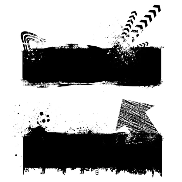 Grunge σχεδιαστικά στοιχεία Royalty Free Εικονογραφήσεις Αρχείου