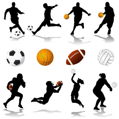 Sport set clipart