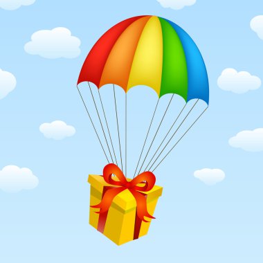 Gifts on parachutes