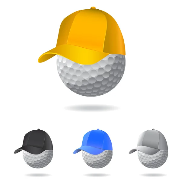Golf mascot — Stock Vector