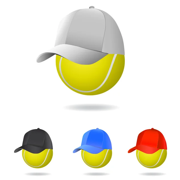 Tennis mascot — Stock Vector