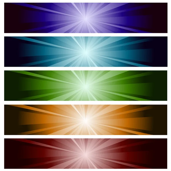 Bannière horizontale — Image vectorielle