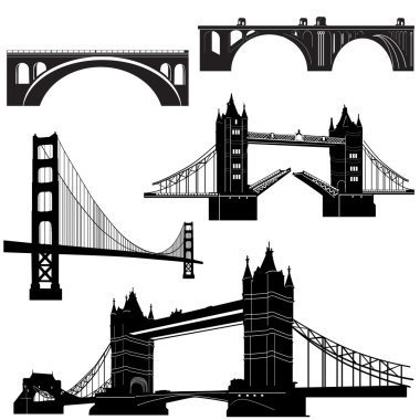 Bridge vector clipart