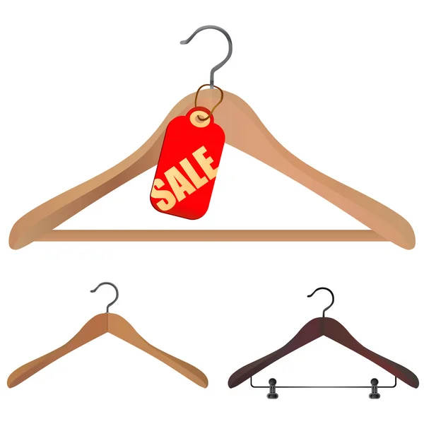 Kleiderbügel-Einkaufskonzept — Stockvektor