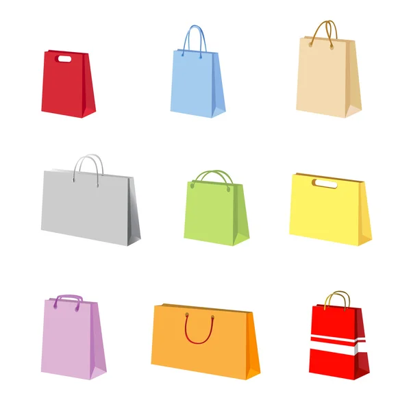 Paquet shopping vecteur — Image vectorielle