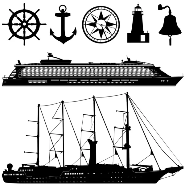 Морские перевозки — стоковый вектор