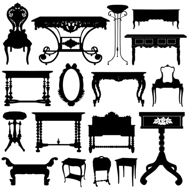 Антикварні меблі — стоковий вектор