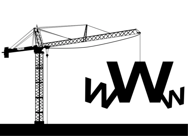 En construcción web — Vector de stock
