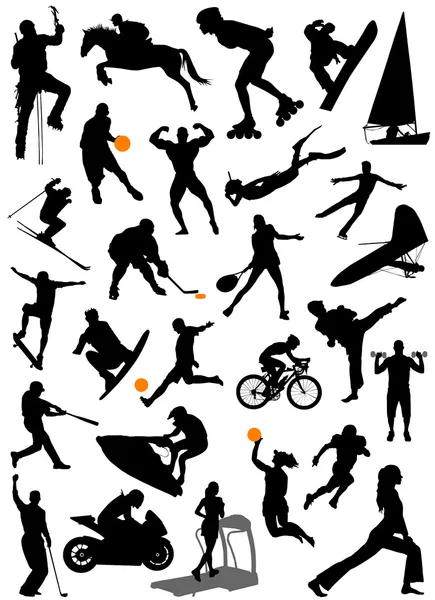 Занятия спортом — стоковый вектор