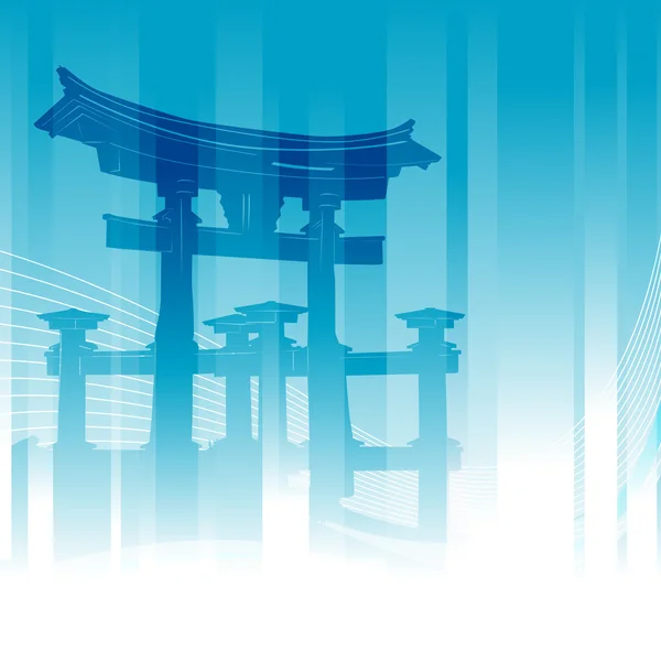 Temple du Japon — Image vectorielle