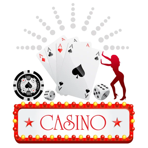 Casino van ontwerp — Stockvector