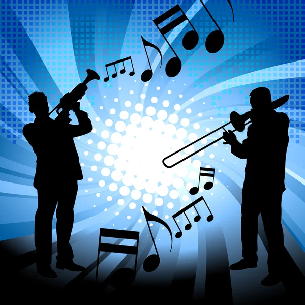 Musical group — Stock Vector