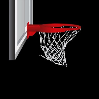 Basketball hoop clipart